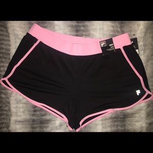 Women’s FILA Shorts Pink&Black